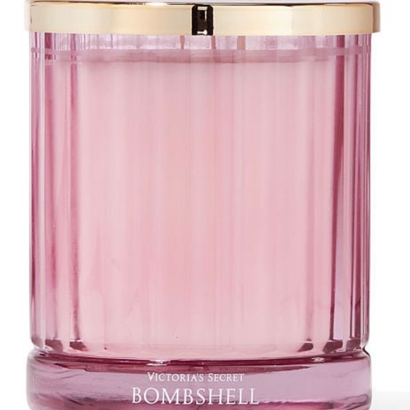 Brand New VS Satin Fuchsia Frenzy Short PJ (XL) & Bombshell Candle 10.2oz SET - Picture 9 of 11